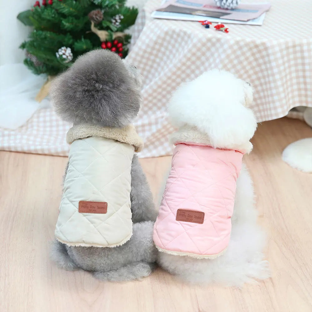 Manteau d’hiver - Doublure chaude et col en fausse fourrure