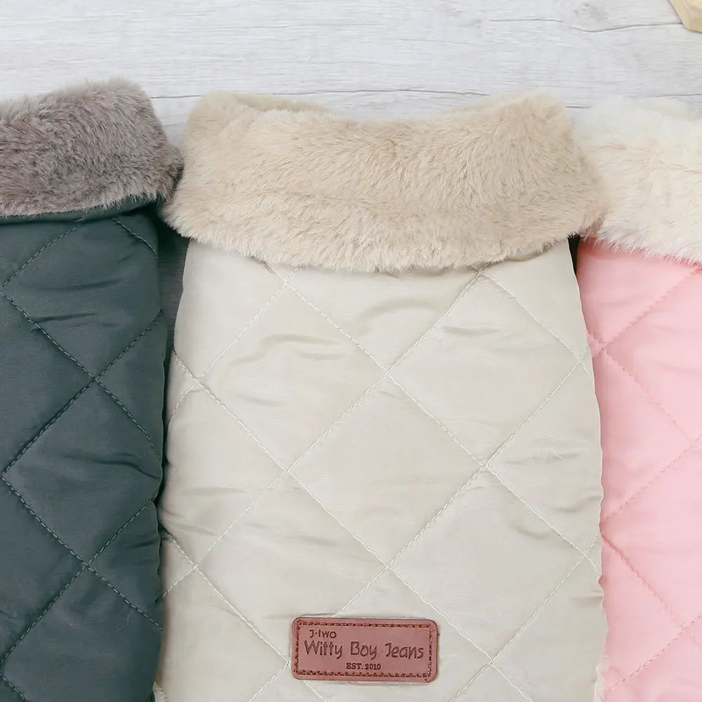 Manteau d’hiver - Doublure chaude et col en fausse fourrure